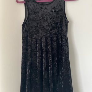 Velvet skater dress
